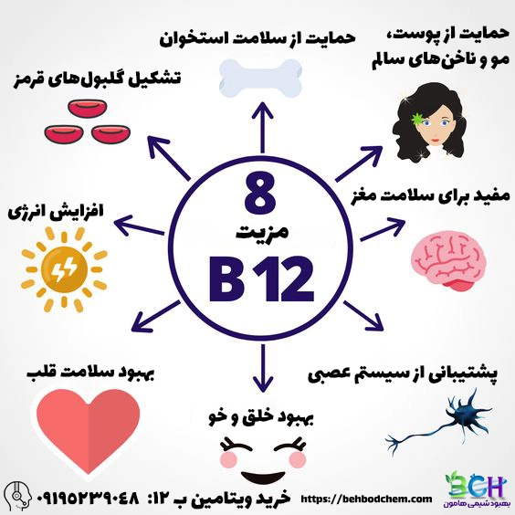 مزایای ویتامین B 12