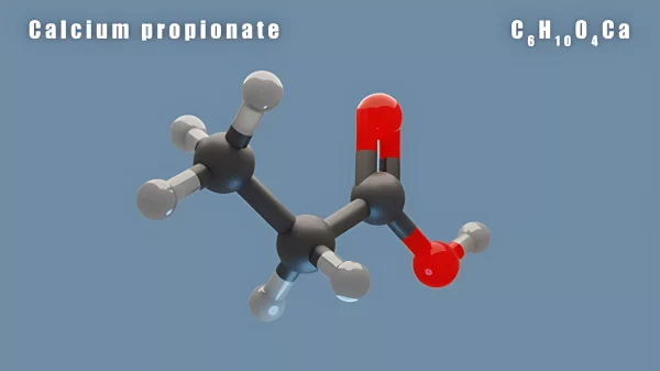 ساختار شیمیایی کلسیم پروپیونات