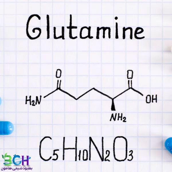 ساختار شیمیایی ال گلوتامین