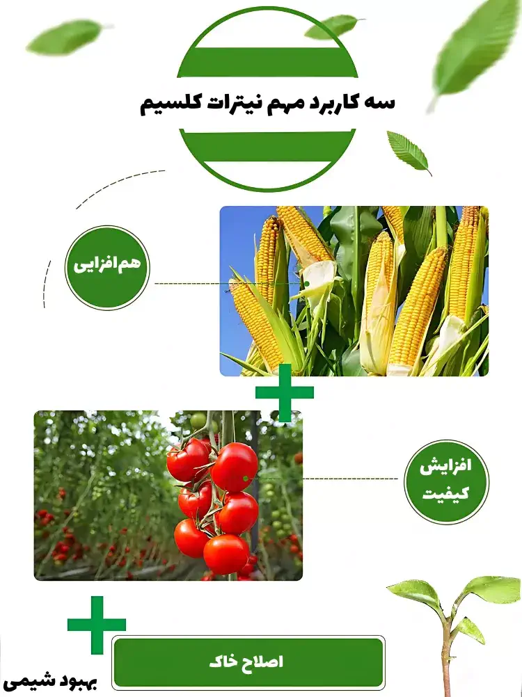 کاربردهای کلسیم نیترات