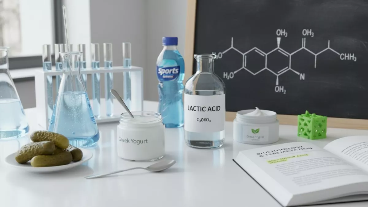 بررسی اسید لاکتیک به همراه