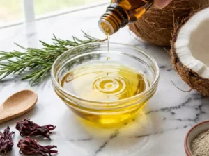 ترکیب روغن نارگیل و رزماری برای مو